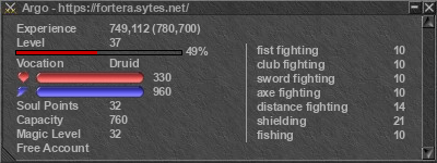 Signature for player Argo