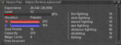 Signature for player Huevo Pan