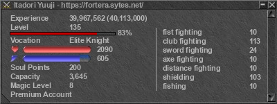 Signature for player Itadori Yuuji