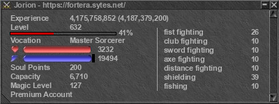 Signature for player Jorion