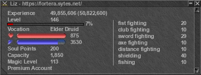 Signature for player Liz