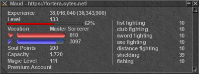 Signature for player Maud