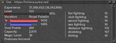 Signature for player One