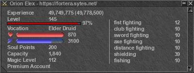 Signature for player Orion Elex