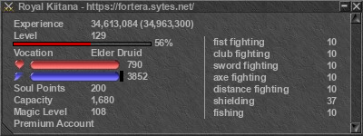 Signature for player Royal Kiitana