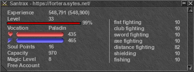 Signature for player Santrax