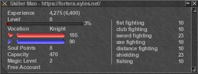 Signature for player Skiller Man