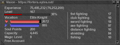 Signature for player Vision